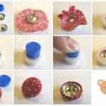 50 Covered Buttons - 1/2 in..