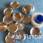 Covered Button Kit FLAT BAC..