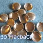 25 Covered Buttons FLAT BAC..