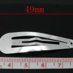 50pcs Hair Snap Clips 49mm ..