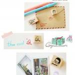 Korean DIY Wooden Stamp Set..