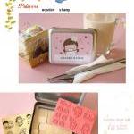 Korean Diy Wooden Stamp Se..