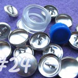 Covered Button Kit - 5/8 inch - Size 24