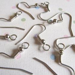 SALE - 200pcs Surgical Stainless Steel French Hook Earwires